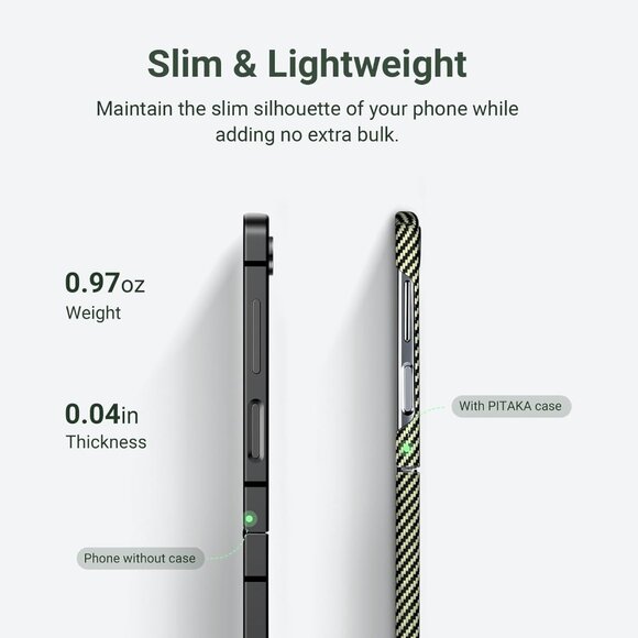 💯 Genuine📱PITAKA📱 MagEZ Case 3 for Z Flip 5 Compatible with MagSafe, Overture - Picture 3 of 16